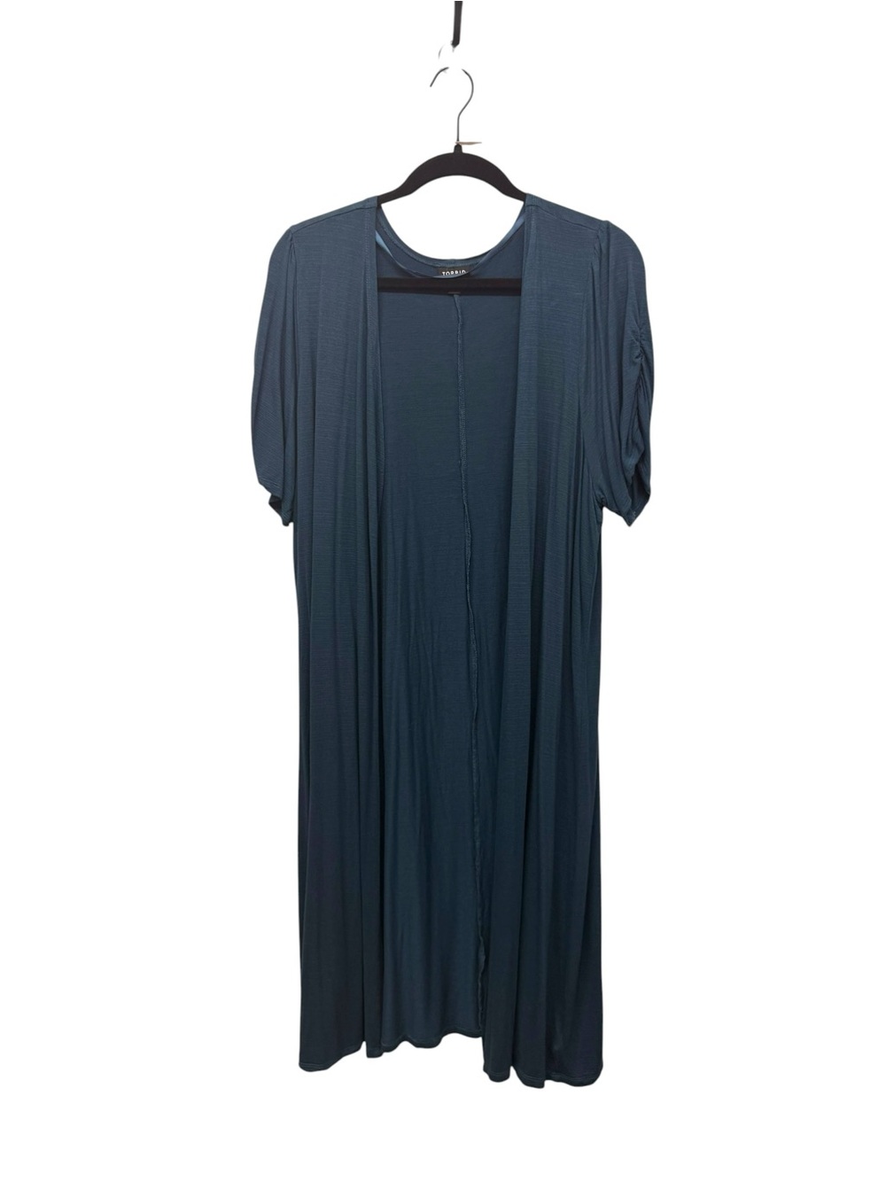 torrid Open-Front Duster Cardigan in Teal